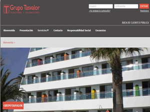 landing page